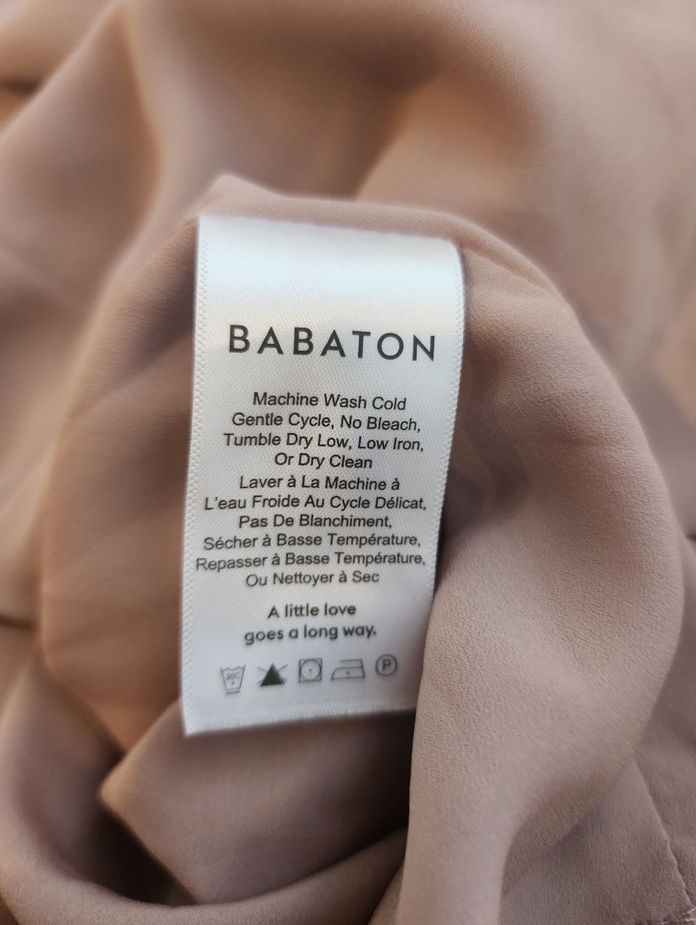 Babaton Blush Pink Sleeveless Mini Dress Faux Wrap Side Zipper Work Attire Sz 4 - Picture 5 of 16